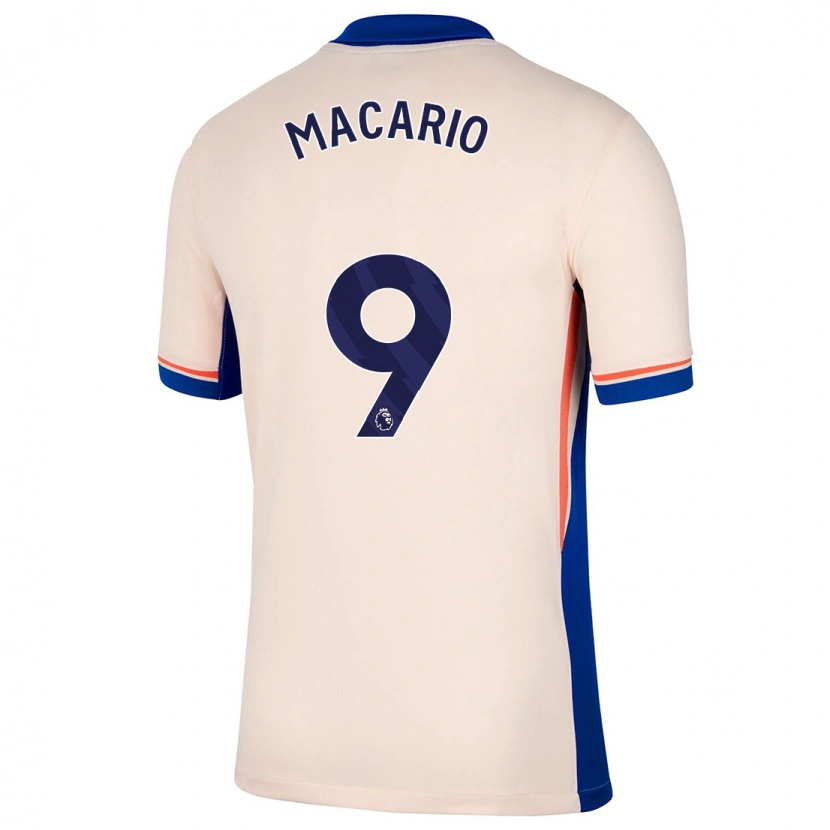 Danxen Kvinder Catarina Macario #9 Lys Beige Udebane Spillertrøjer 2024/25 Trøje T-Shirt