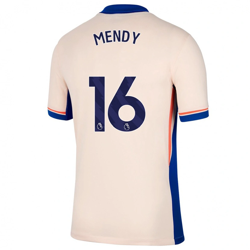 Danxen Kvinder Edouard Mendy #16 Lys Beige Udebane Spillertrøjer 2024/25 Trøje T-Shirt