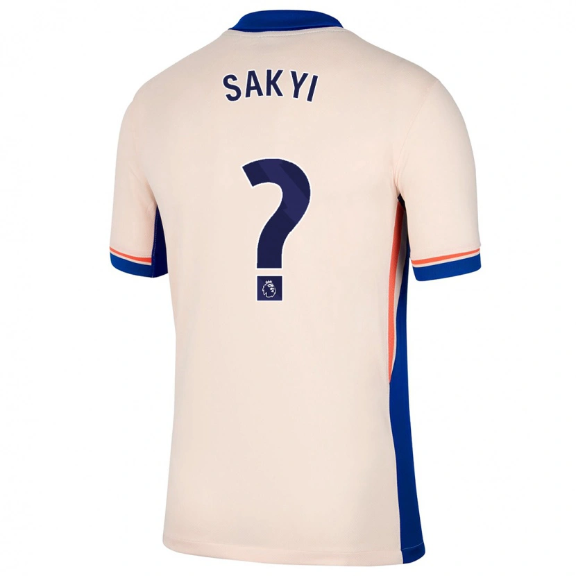 Danxen Kvinder Samuel Rak-Sakyi #0 Lys Beige Udebane Spillertrøjer 2024/25 Trøje T-Shirt