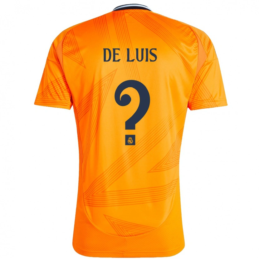 Danxen Kvinder Mario De Luis #0 Orange Udebane Spillertrøjer 2024/25 Trøje T-Shirt