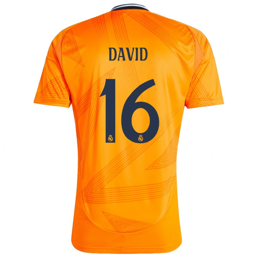 Danxen Kvinder Antonio David #16 Orange Udebane Spillertrøjer 2024/25 Trøje T-Shirt