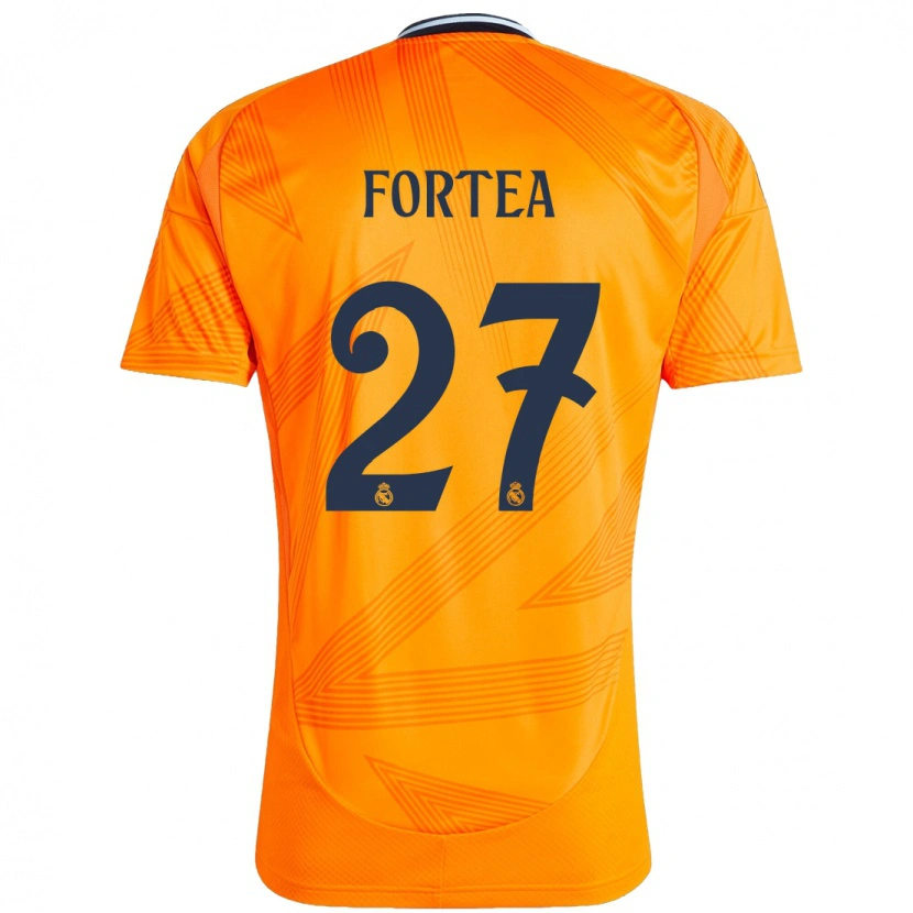 Danxen Kvinder Jesús Fortea #27 Orange Udebane Spillertrøjer 2024/25 Trøje T-Shirt