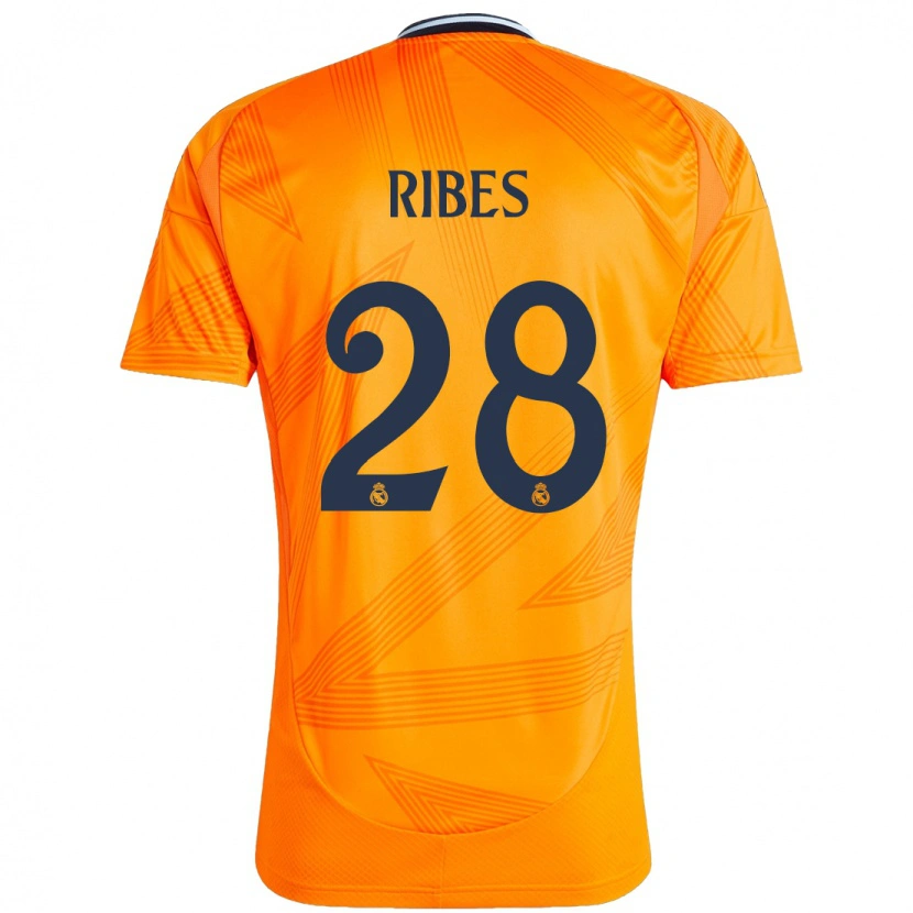 Danxen Kvinder Kike Ribes #28 Orange Udebane Spillertrøjer 2024/25 Trøje T-Shirt