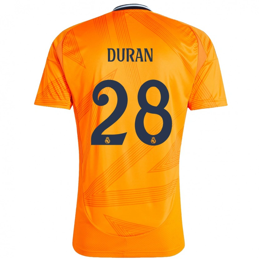 Danxen Kvinder Pol Duran #28 Orange Udebane Spillertrøjer 2024/25 Trøje T-Shirt