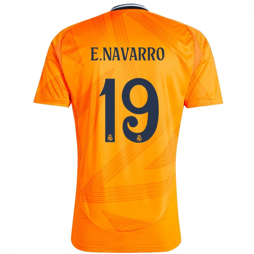 Danxen Kvinder Eva Navarro #19 Orange Udebane Spillertrøjer 2024/25 Trøje T-Shirt