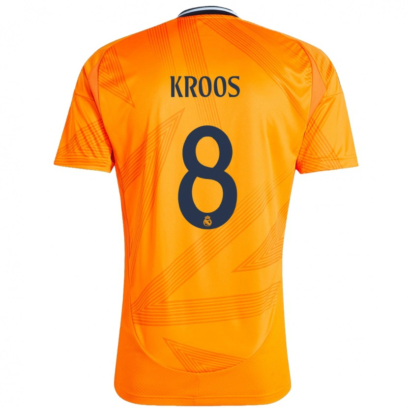 Danxen Kvinder Toni Kroos #8 Orange Udebane Spillertrøjer 2024/25 Trøje T-Shirt