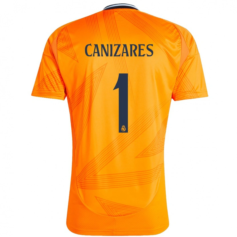 Danxen Kvinder Lucas Cañizares #1 Orange Udebane Spillertrøjer 2024/25 Trøje T-Shirt