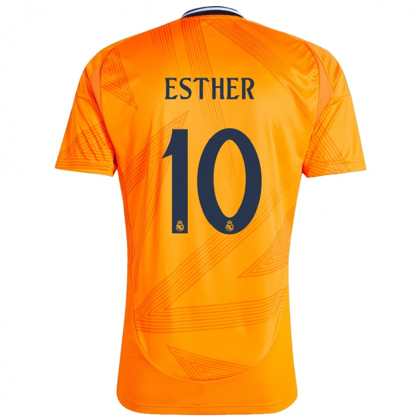 Danxen Kvinder Esther Gonzalez #10 Orange Udebane Spillertrøjer 2024/25 Trøje T-Shirt