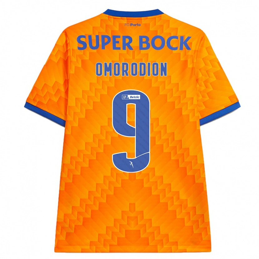 Danxen Kvinder Samu Omorodion #9 Orange Udebane Spillertrøjer 2024/25 Trøje T-Shirt
