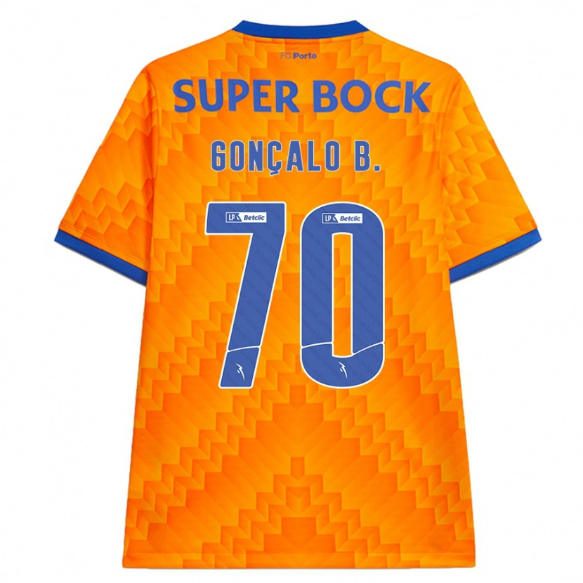 Danxen Kvinder Gonçalo Borges #70 Orange Udebane Spillertrøjer 2024/25 Trøje T-Shirt