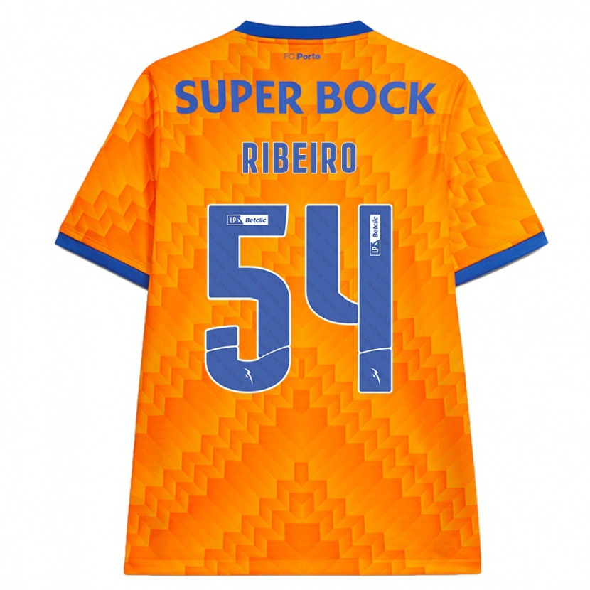 Danxen Kvinder António Ribeiro #54 Orange Udebane Spillertrøjer 2024/25 Trøje T-Shirt