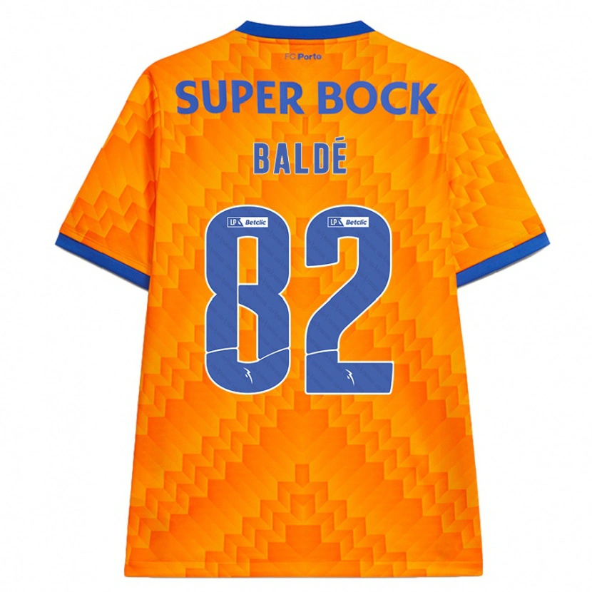 Danxen Kvinder Alfa Baldé #82 Orange Udebane Spillertrøjer 2024/25 Trøje T-Shirt