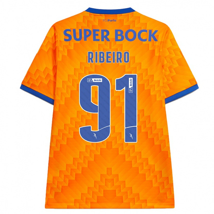 Danxen Kvinder Gonçalo Ribeiro #91 Orange Udebane Spillertrøjer 2024/25 Trøje T-Shirt