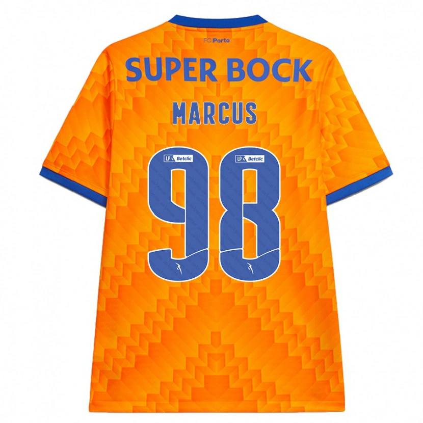 Danxen Kvinder Abraham Marcus #98 Orange Udebane Spillertrøjer 2024/25 Trøje T-Shirt