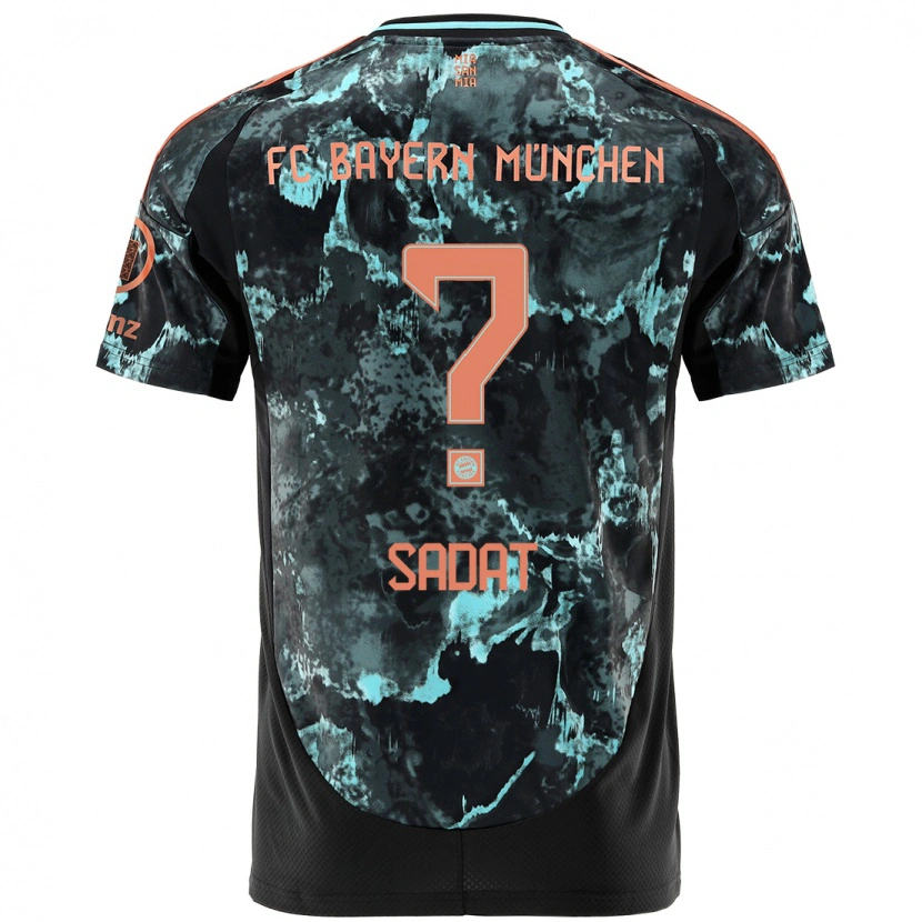Danxen Kvinder Mudaser Sadat #0 Sort Udebane Spillertrøjer 2024/25 Trøje T-Shirt