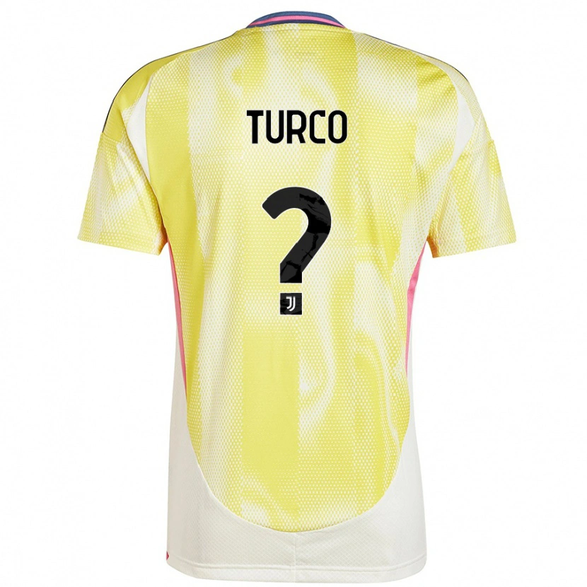 Danxen Kvinder Stefano Turco #0 Solgul Udebane Spillertrøjer 2024/25 Trøje T-Shirt
