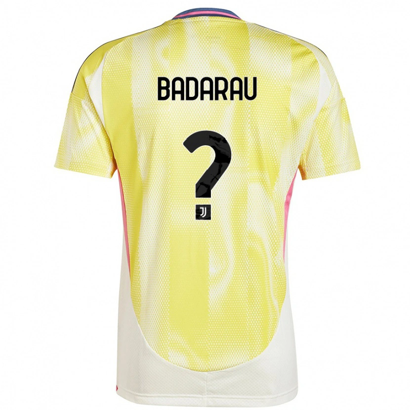 Danxen Kvinder Fabio Bădărău #0 Solgul Udebane Spillertrøjer 2024/25 Trøje T-Shirt