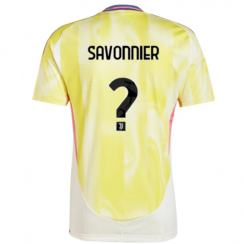 Danxen Kvinder Nelson Savonnier #0 Solgul Udebane Spillertrøjer 2024/25 Trøje T-Shirt