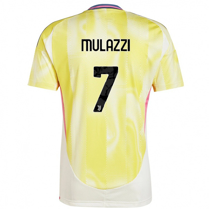 Danxen Kvinder Gabriele Mulazzi #7 Solgul Udebane Spillertrøjer 2024/25 Trøje T-Shirt
