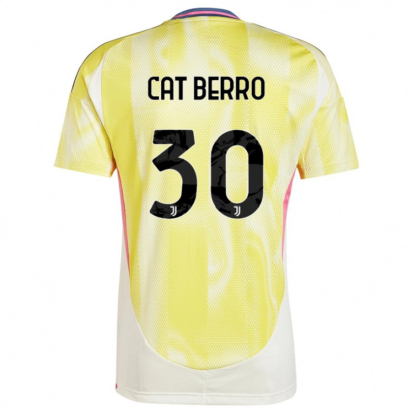 Danxen Kvinder Simone Cat Berro #30 Solgul Udebane Spillertrøjer 2024/25 Trøje T-Shirt