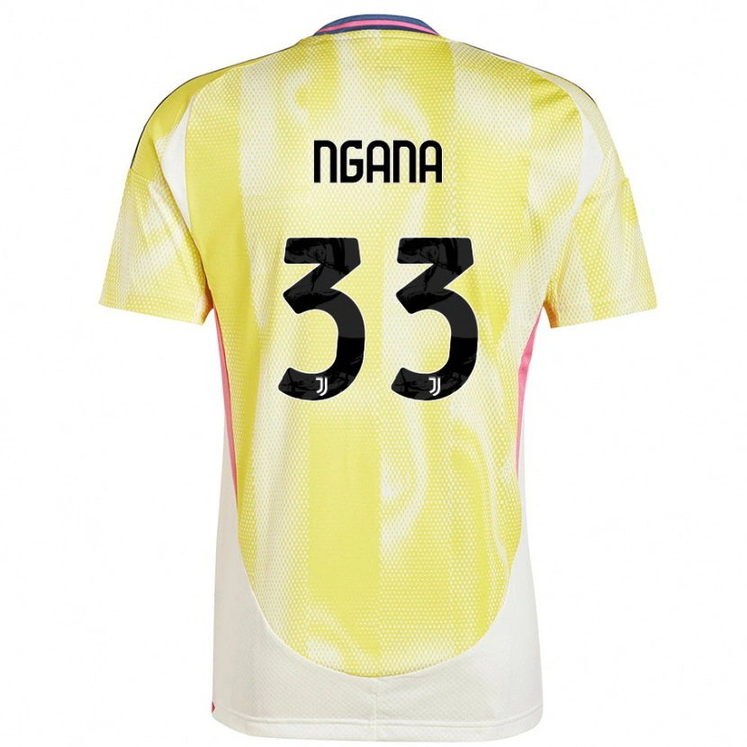 Danxen Kvinder Valdes Ngana #33 Solgul Udebane Spillertrøjer 2024/25 Trøje T-Shirt