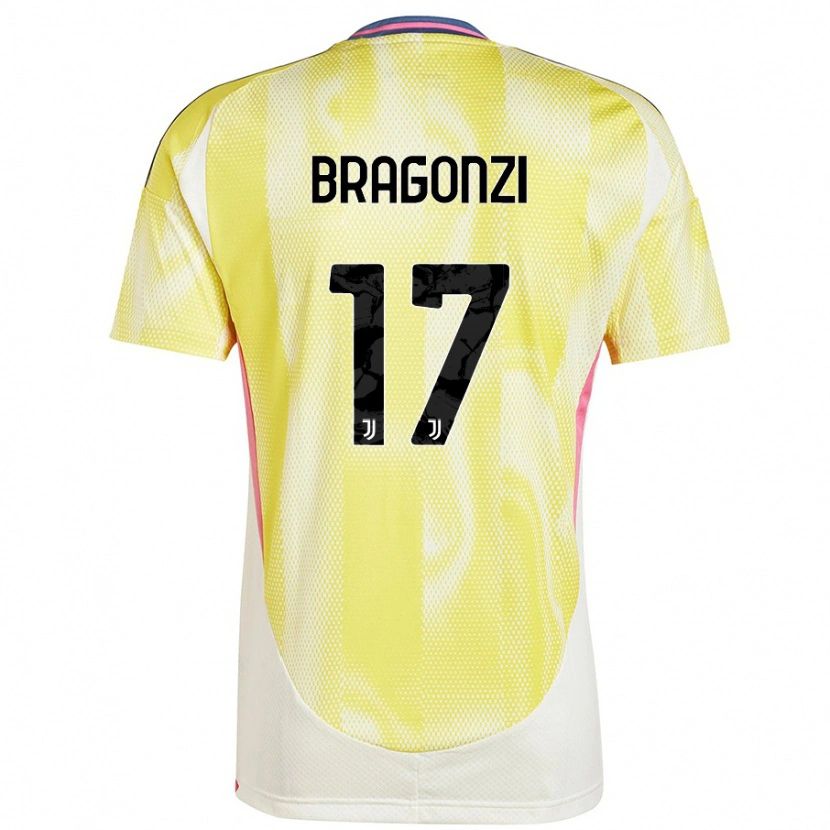 Danxen Kvinder Asia Bragonzi #17 Solgul Udebane Spillertrøjer 2024/25 Trøje T-Shirt