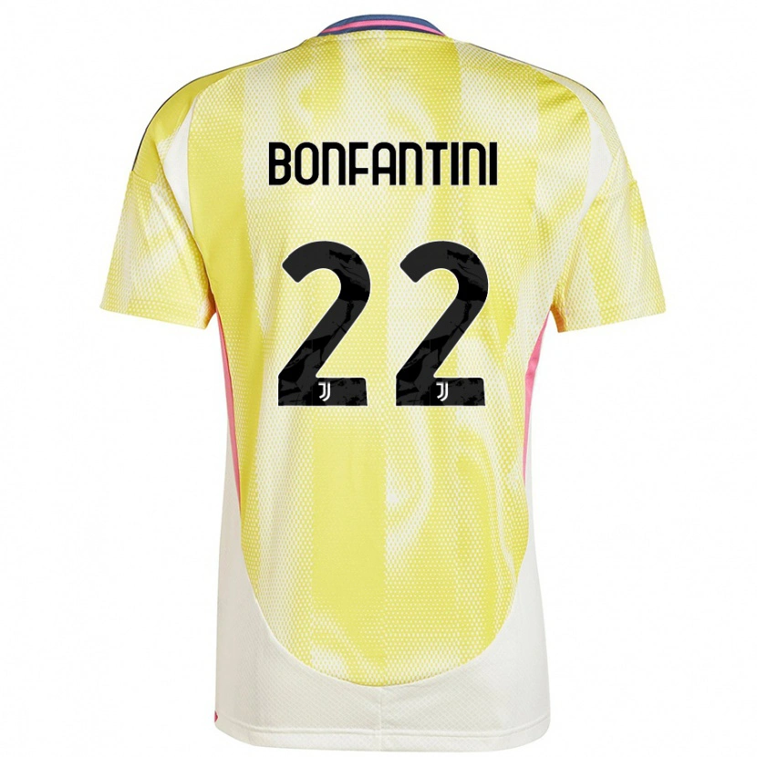 Danxen Kvinder Agnese Bonfantini #22 Solgul Udebane Spillertrøjer 2024/25 Trøje T-Shirt