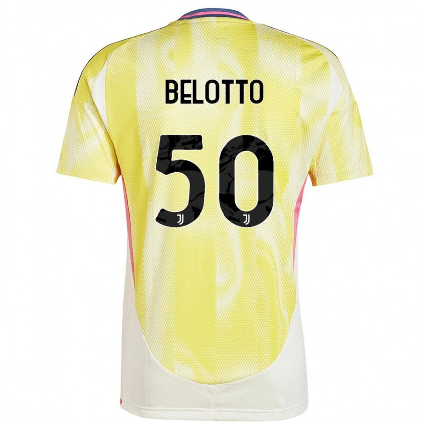 Danxen Kvinder Soledad Belotto #50 Solgul Udebane Spillertrøjer 2024/25 Trøje T-Shirt