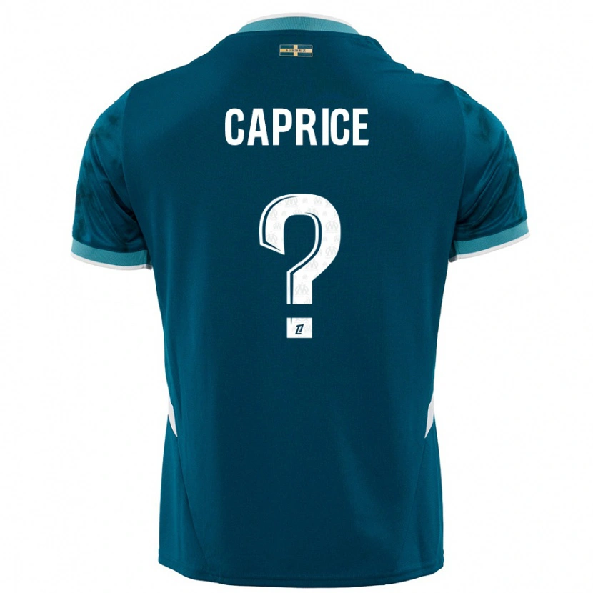 Danxen Kvinder Amay Caprice #0 Turkis Blå Udebane Spillertrøjer 2024/25 Trøje T-Shirt
