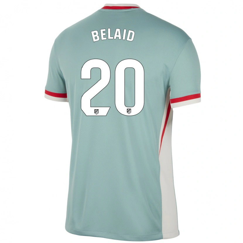 Danxen Kvinder Rayane Belaid #20 Lys Beige Blå Udebane Spillertrøjer 2024/25 Trøje T-Shirt