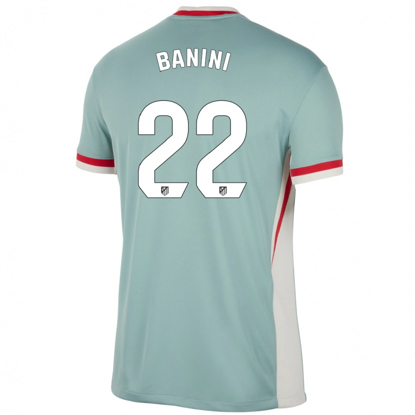 Danxen Kvinder Estefania Banini #22 Lys Beige Blå Udebane Spillertrøjer 2024/25 Trøje T-Shirt