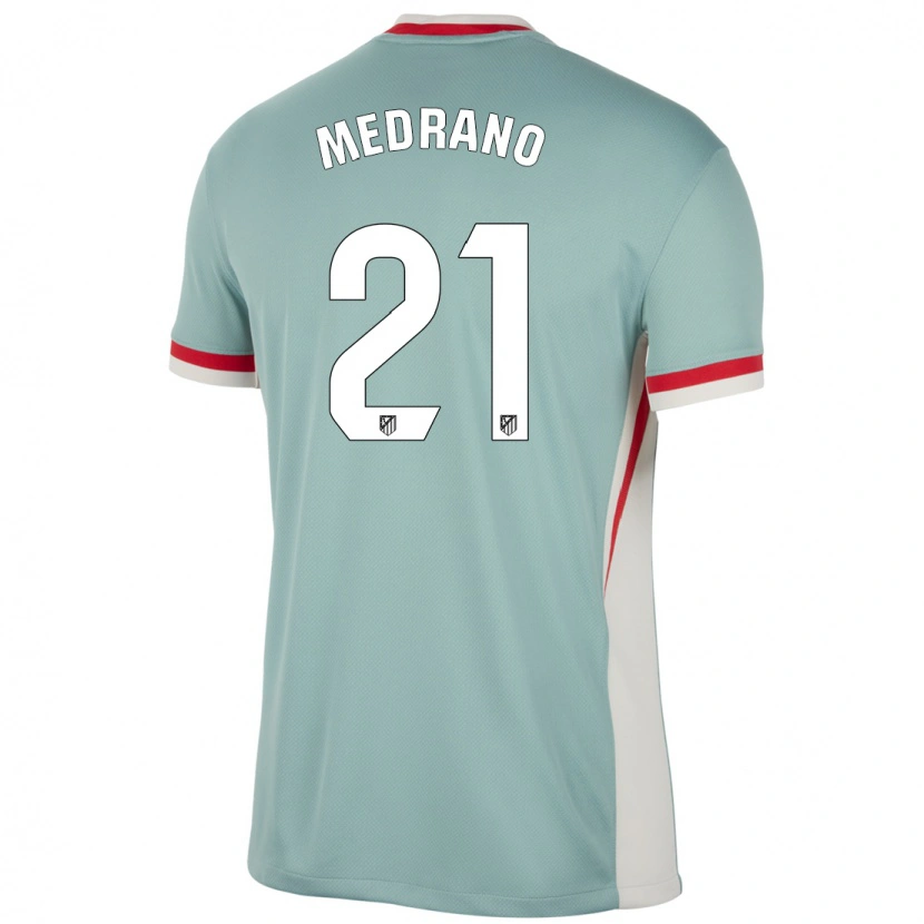 Danxen Kvinder Fernando Medrano #21 Lys Beige Blå Udebane Spillertrøjer 2024/25 Trøje T-Shirt