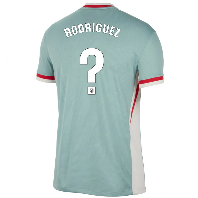Danxen Kvinder Adrian Rodriguez #0 Lys Beige Blå Udebane Spillertrøjer 2024/25 Trøje T-Shirt