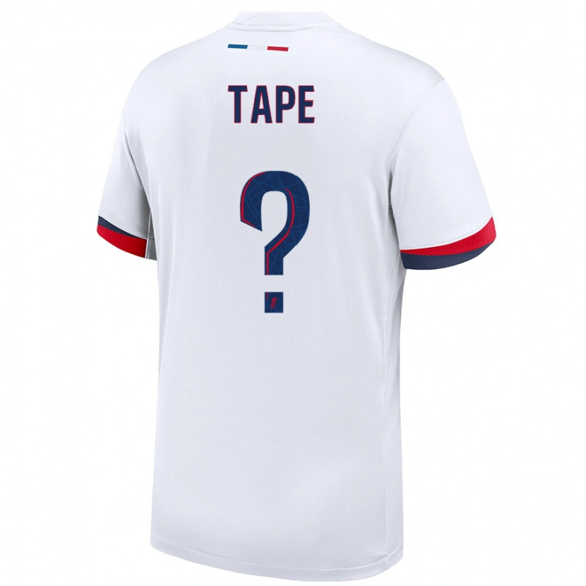 Danxen Kvinder Axel Tape #0 Hvid Blå Rød Udebane Spillertrøjer 2024/25 Trøje T-Shirt