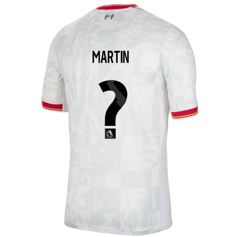 Danxen Kvinder Tyler Martin #0 Hvid Rød Sort Tredje Sæt Spillertrøjer 2024/25 Trøje T-Shirt