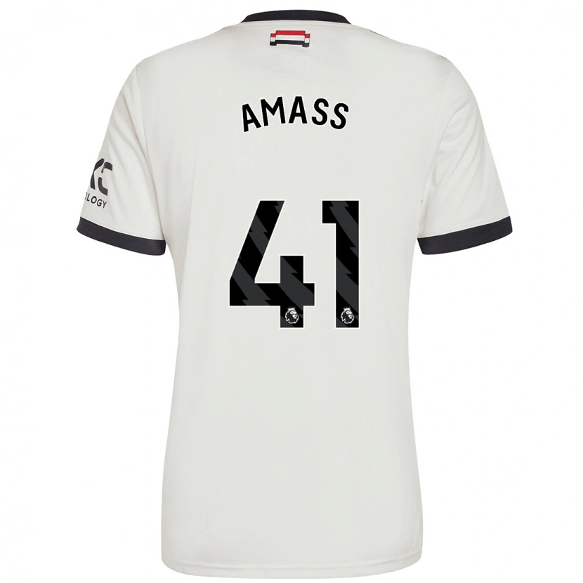 Danxen Kvinder Harry Amass #41 Råhvid Tredje Sæt Spillertrøjer 2024/25 Trøje T-Shirt