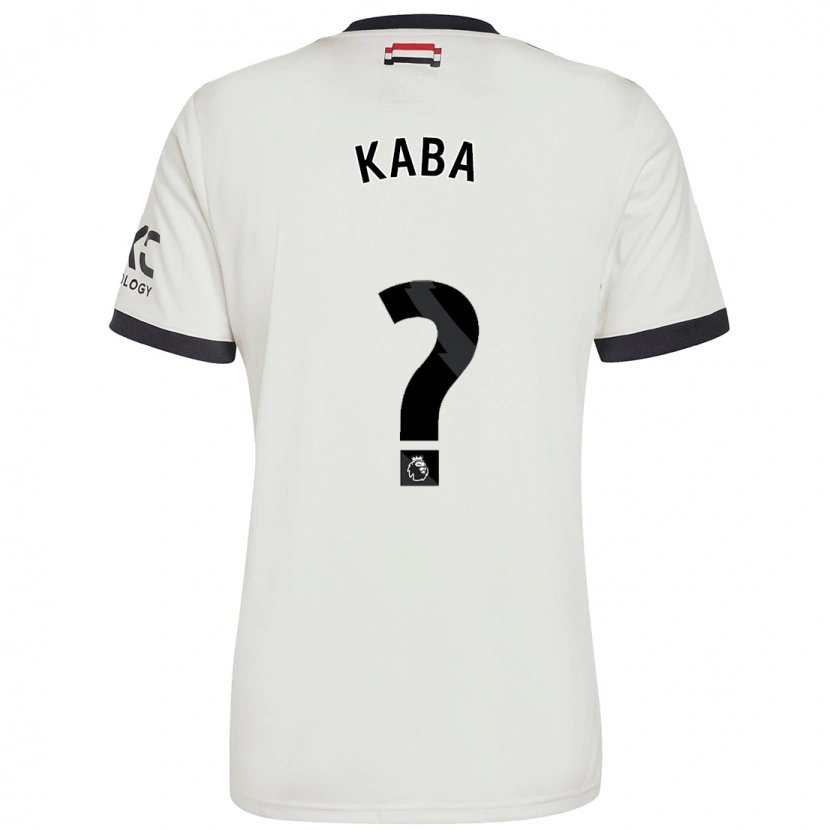 Danxen Kvinder Sekou Kaba #0 Råhvid Tredje Sæt Spillertrøjer 2024/25 Trøje T-Shirt