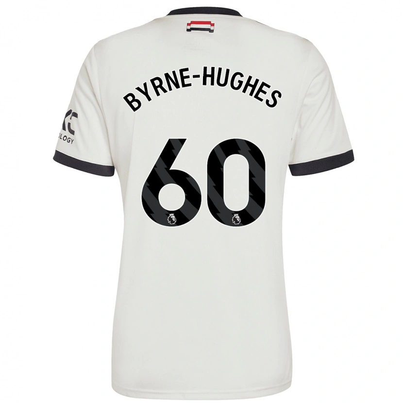 Danxen Kvinder Cameron Byrne-Hughes #60 Råhvid Tredje Sæt Spillertrøjer 2024/25 Trøje T-Shirt