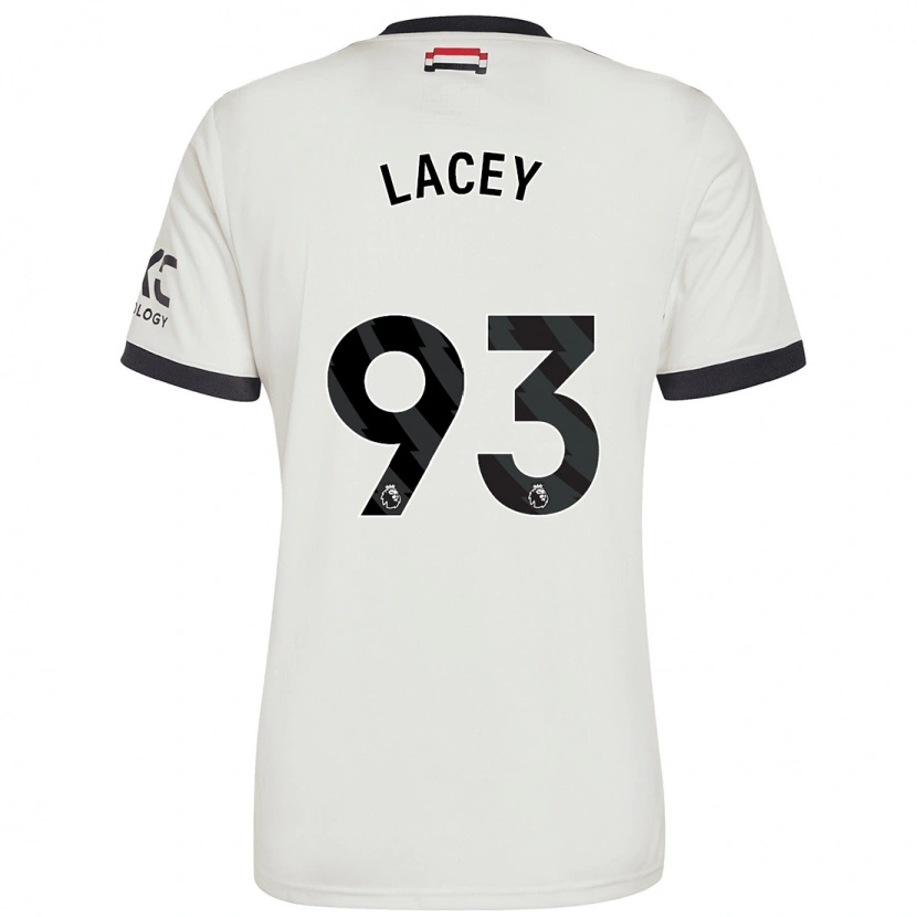 Danxen Kvinder Shea Lacey #93 Råhvid Tredje Sæt Spillertrøjer 2024/25 Trøje T-Shirt