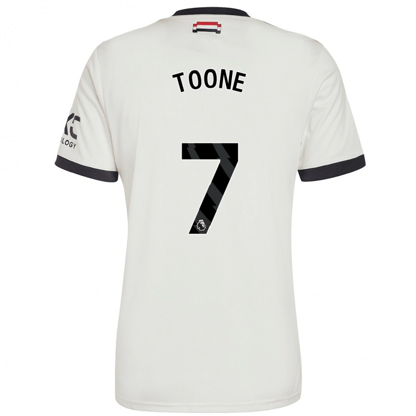 Danxen Kvinder Ella Toone #7 Råhvid Tredje Sæt Spillertrøjer 2024/25 Trøje T-Shirt