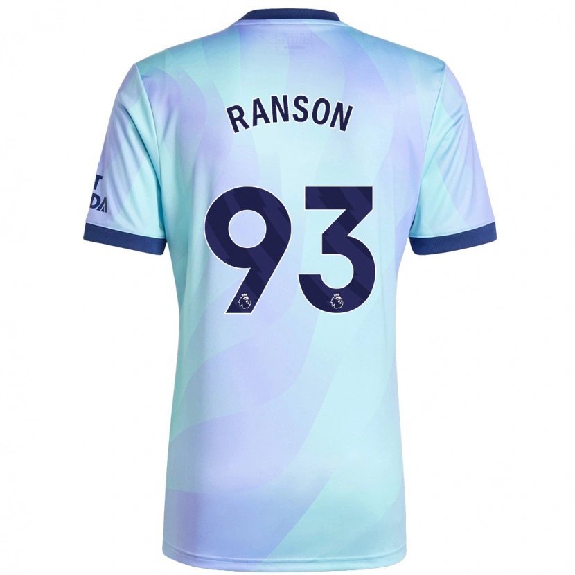 Danxen Kvinder Khari Ranson #93 Aqua Tredje Sæt Spillertrøjer 2024/25 Trøje T-Shirt