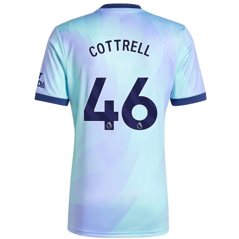 Danxen Kvinder Ben Cottrell #46 Aqua Tredje Sæt Spillertrøjer 2024/25 Trøje T-Shirt