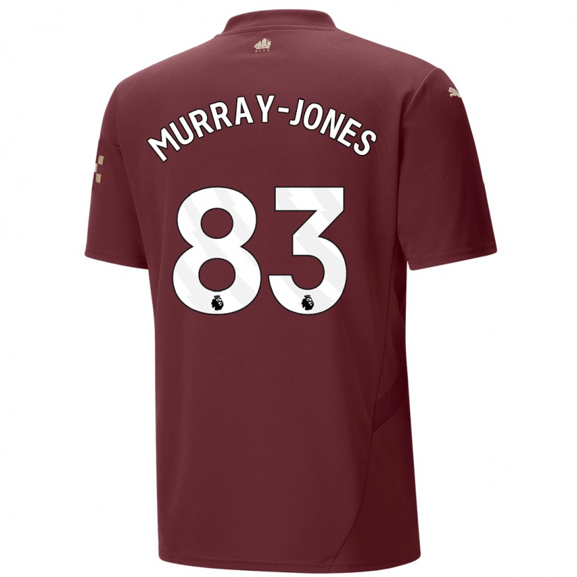Danxen Kvinder George Murray-Jones #83 Rødbrun Tredje Sæt Spillertrøjer 2024/25 Trøje T-Shirt