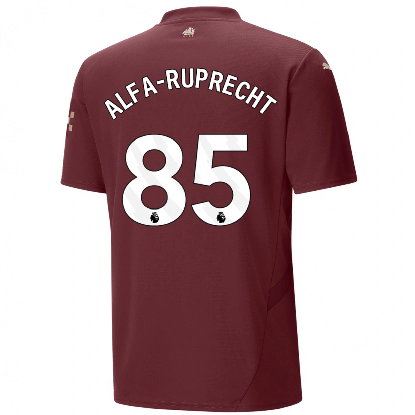 Danxen Kvinder Farid Alfa-Ruprecht #85 Rødbrun Tredje Sæt Spillertrøjer 2024/25 Trøje T-Shirt
