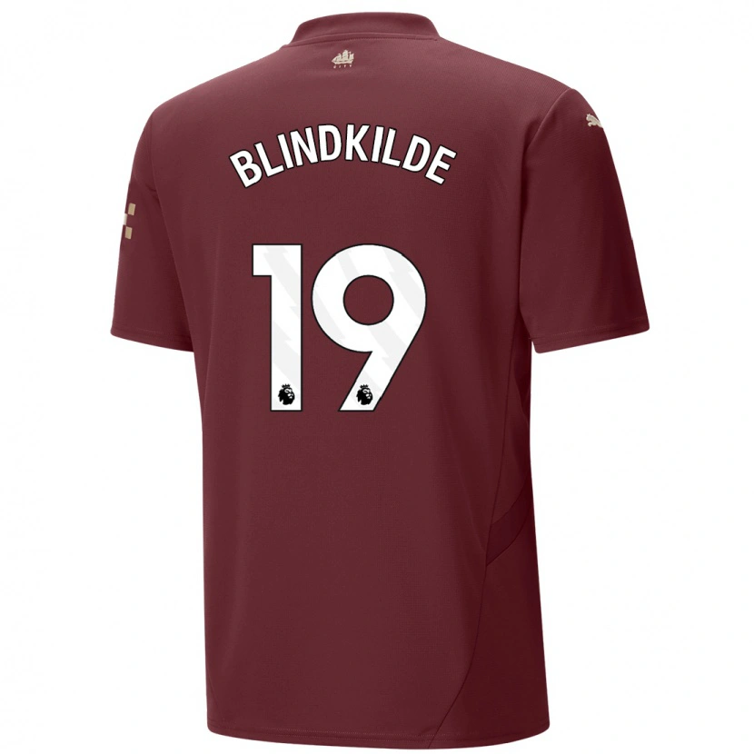 Danxen Kvinder Laura Blindkilde Brown #19 Rødbrun Tredje Sæt Spillertrøjer 2024/25 Trøje T-Shirt