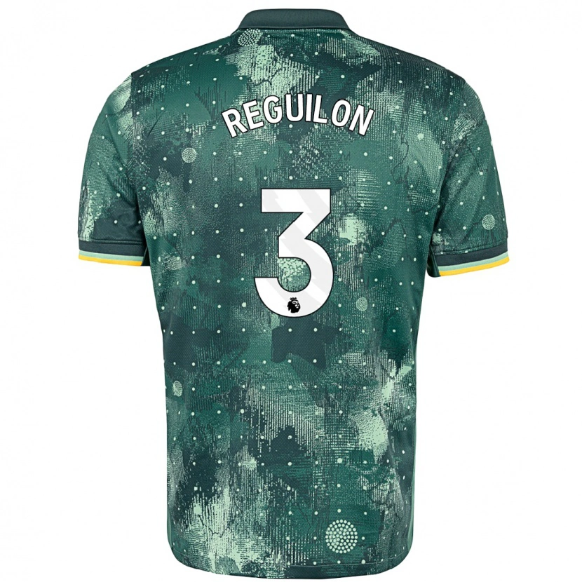 Danxen Kvinder Sergio Reguilón #3 Mintgrøn Tredje Sæt Spillertrøjer 2024/25 Trøje T-Shirt