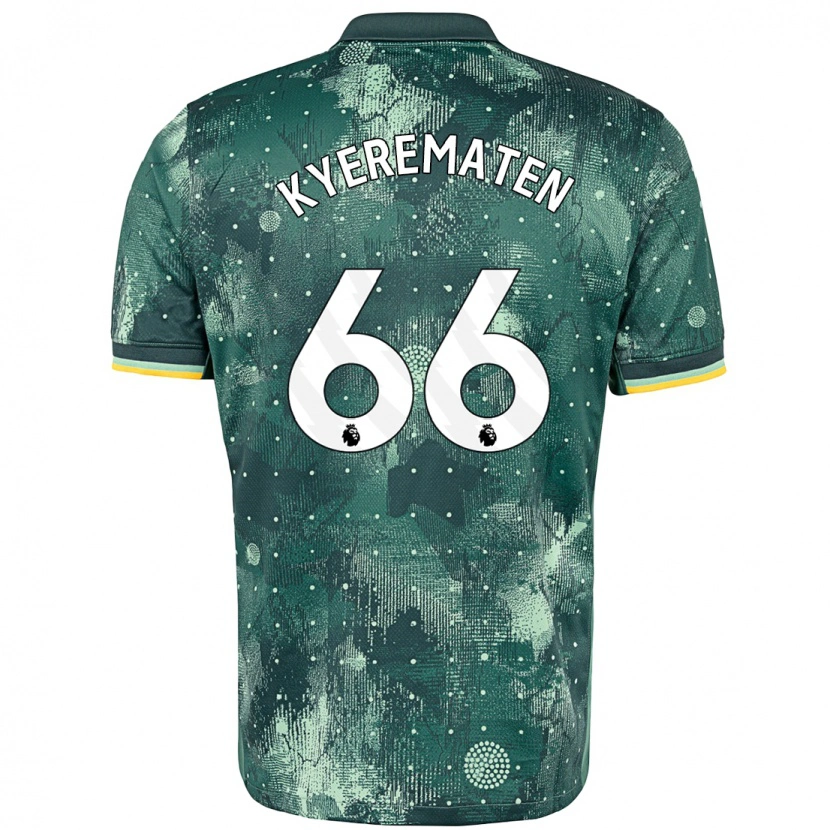 Danxen Kvinder Rio Kyerematen #66 Mintgrøn Tredje Sæt Spillertrøjer 2024/25 Trøje T-Shirt
