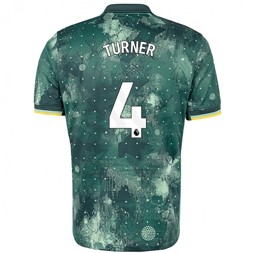 Danxen Kvinder Amy Turner #4 Mintgrøn Tredje Sæt Spillertrøjer 2024/25 Trøje T-Shirt