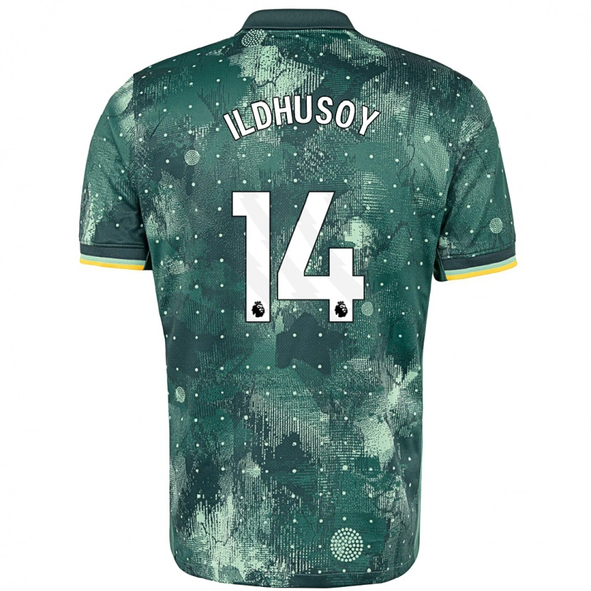 Danxen Kvinder Celin Bizet Ildhusøy #14 Mintgrøn Tredje Sæt Spillertrøjer 2024/25 Trøje T-Shirt