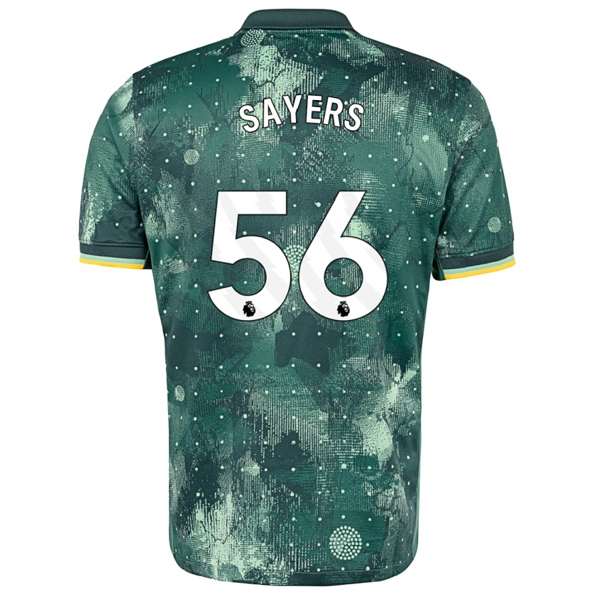 Danxen Kvinder Charlie Sayers #56 Mintgrøn Tredje Sæt Spillertrøjer 2024/25 Trøje T-Shirt